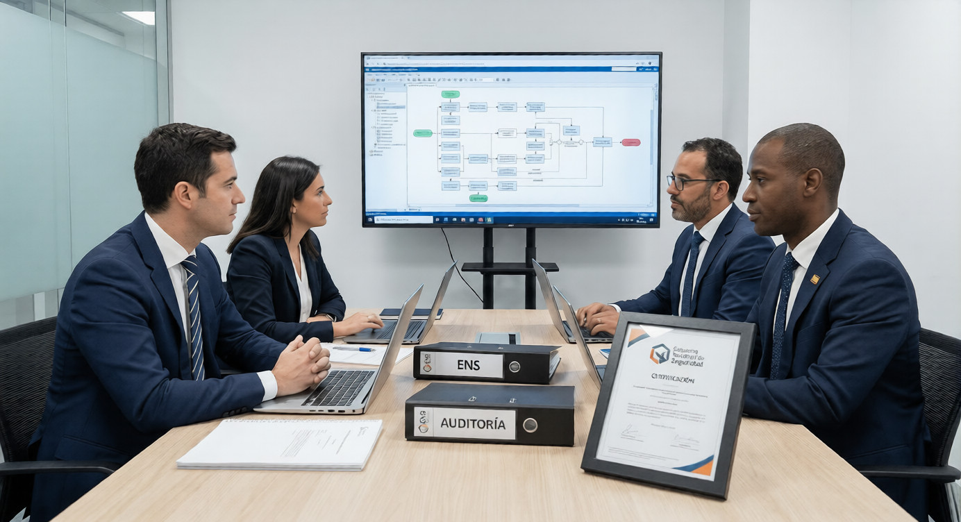 Equipo profesional auditoría certificación ENS esquema nacional seguridad