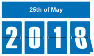 el nuevo RGPD entra en vigor el 25 mayo de 2018