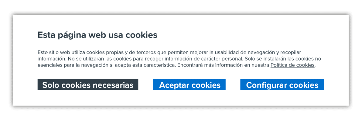 Cómo debe ser ahora el banner de consentimiento según la ley de cookies 2021