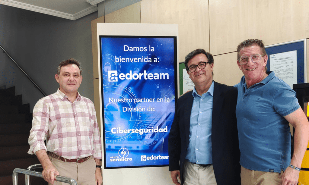 Nuestro socio Carlos Araújo, Head of Engineering Cybersecurity nos dio una cálida bienvenida en la sede de Grupo SERMICRO.